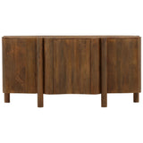 Saren Sideboard, Dark Brown by Dovetail at Eve Furniture