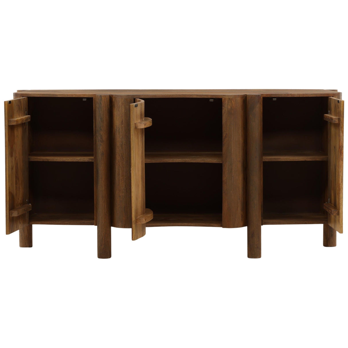 Saren Sideboard, Dark Brown by Dovetail at Eve Furniture
