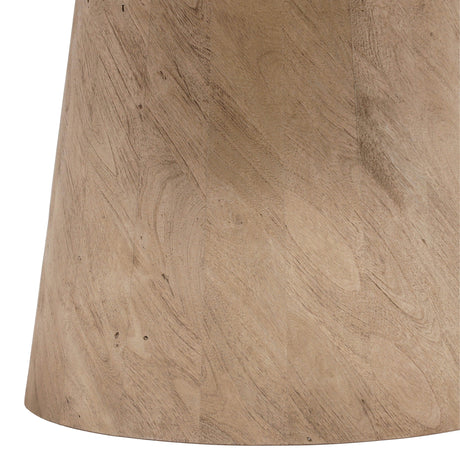 Marci Round Dining Table, Weathered Natural by Dovetail at Eve Furniture