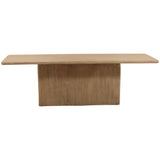 Calloway Dining Table, Light Weathered Natural by Dovetail at Eve Furniture