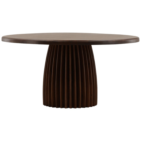 Abrams Dining Table, Brown by Dovetail at Eve Furniture
