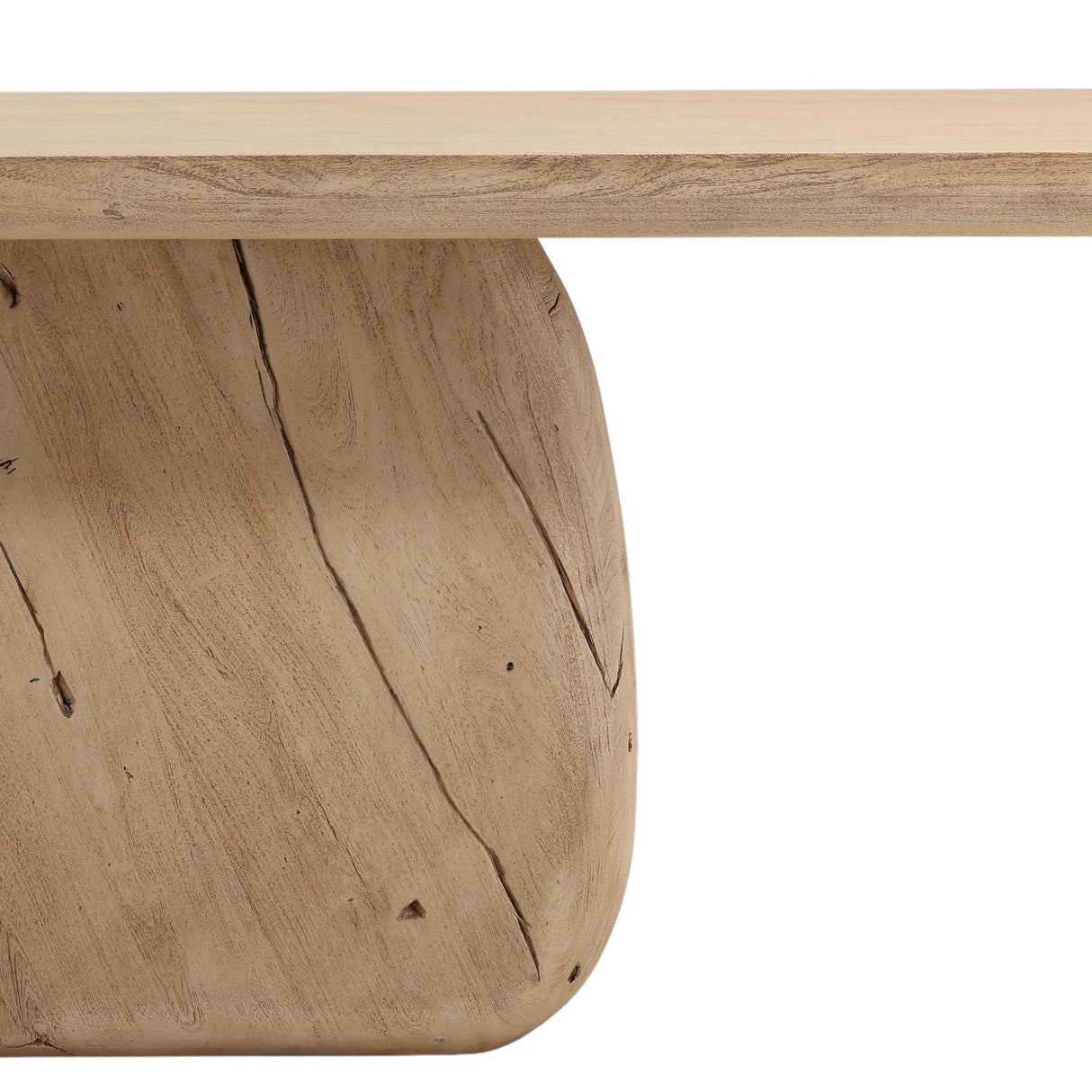 Nexus Dining Table, Light Weathered Natural by Dovetail at Eve Furniture