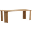 Whitfield Dining Table, Light Natural by Dovetail at Eve Furniture