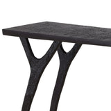 Bastien Console Table, Black by Dovetail at Eve Furniture