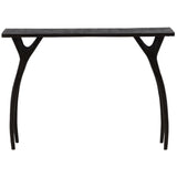Bastien Console Table, Black by Dovetail at Eve Furniture