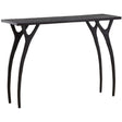 Bastien Console Table, Black by Dovetail at Eve Furniture