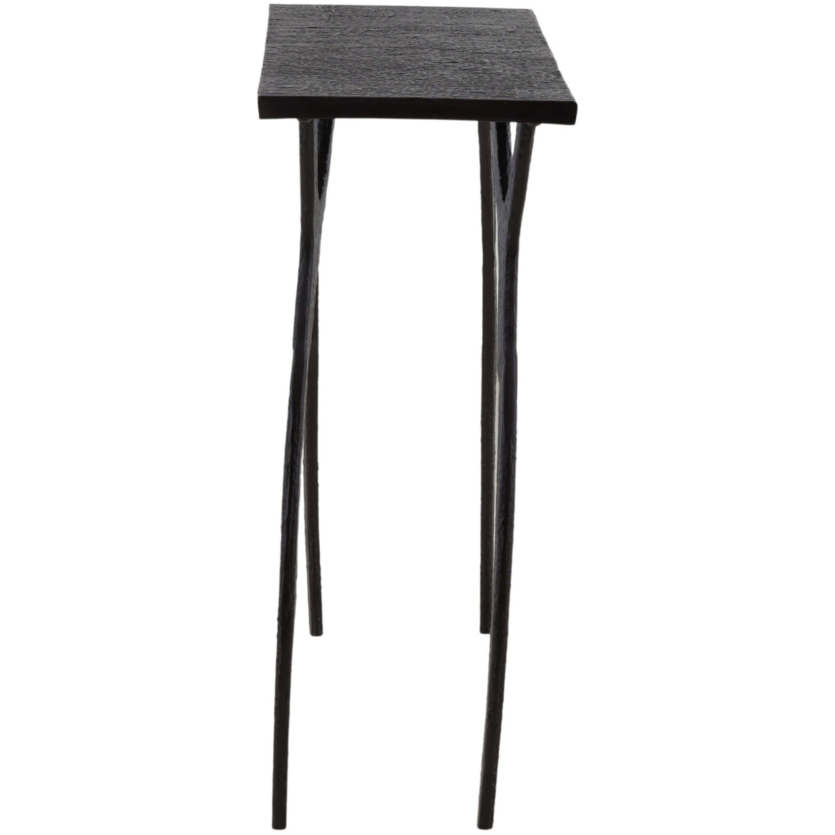 Bastien Console Table, Black by Dovetail at Eve Furniture