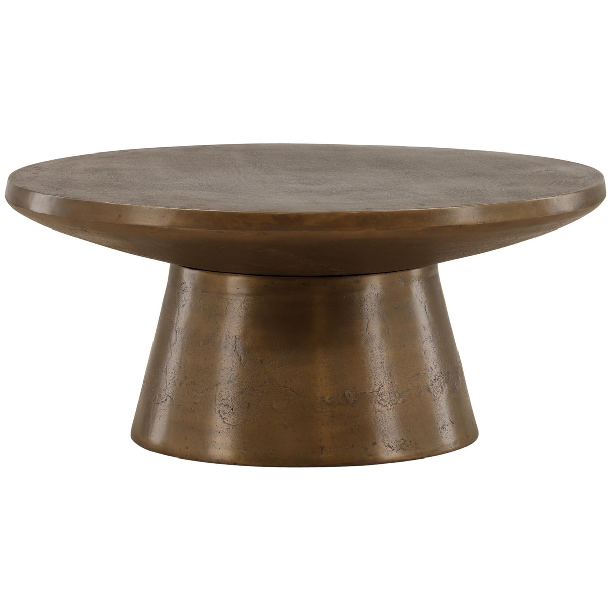 Dimitri Coffee Table, Antique Brass