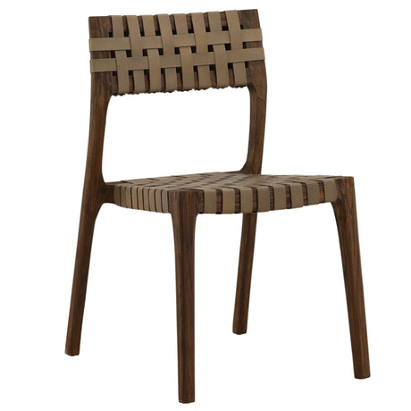 Leclair Dining Chair, Green, Set of 2 by Dovetail at Eve Furniture