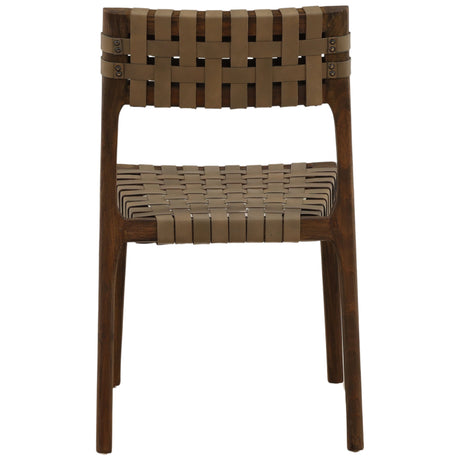 Leclair Dining Chair, Green, Set of 2 by Dovetail at Eve Furniture