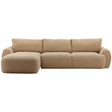Castillo Chaise Sectional, Sand by Dovetail at Eve Furniture