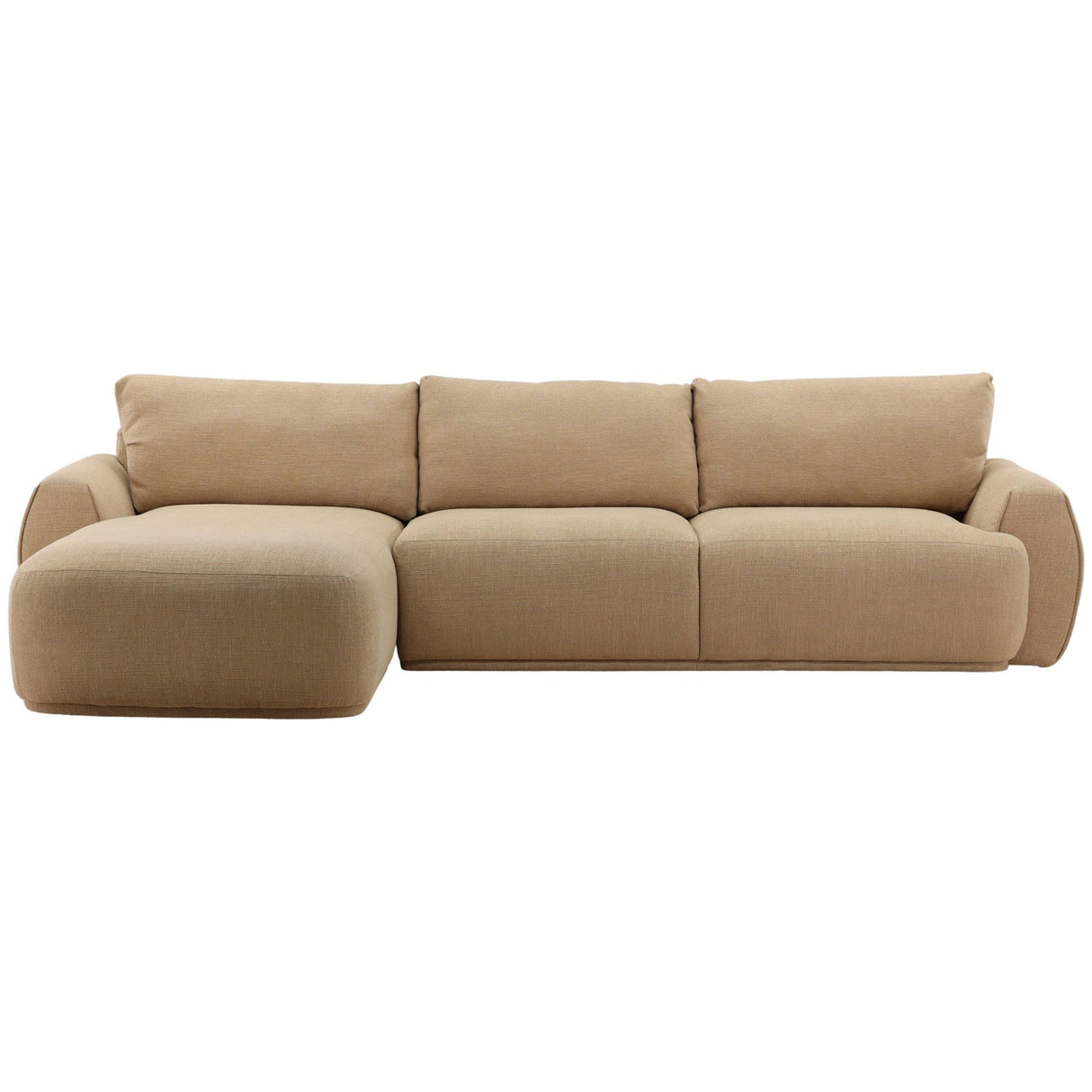 Castillo Chaise Sectional, Sand by Dovetail at Eve Furniture