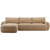 Castillo Chaise Sectional, Sand by Dovetail at Eve Furniture