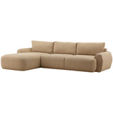 Castillo Chaise Sectional, Sand by Dovetail at Eve Furniture