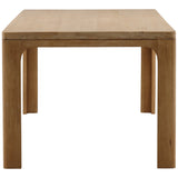 Crestwin Dining Table, Light Natural by Dovetail at Eve Furniture