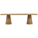 Traverly Dining Table, Light Natural by Dovetail at Eve Furniture