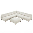 Dagenham Beige Sectional [ C ] by Furniture of America at Eve Furniture