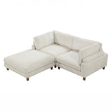 Dagenham Beige Sectional [ D ] by Furniture of America at Eve Furniture