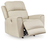 Dahlmoore Almond Power Recliner by Ashley at Eve Furniture