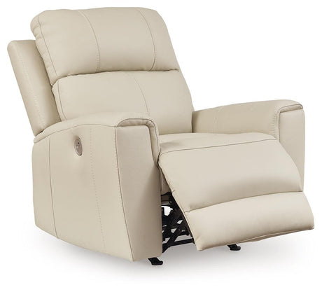 Dahlmoore Almond Power Recliner by Ashley at Eve Furniture