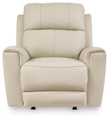 Dahlmoore Almond Power Recliner by Ashley at Eve Furniture