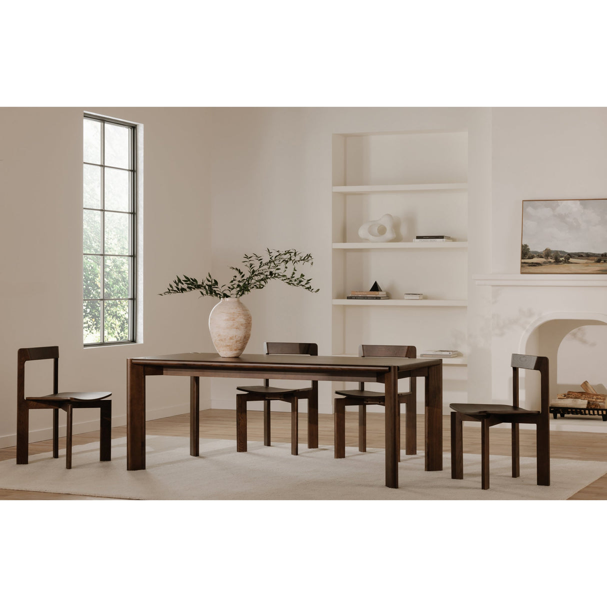 Daifuku Brown Dining Chair (Set of 2) by Moe's Home at Eve Furniture