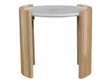 Dala White Side Table