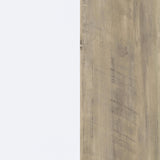 Dalton White and Distressed Pine 65-inch 6-shelf Bookcase by Coaster at Eve Furniture