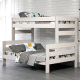 Damaris White Twin/Full Bunkbed by Furniture of America at Eve Furniture