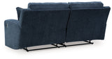Danum Ink Manual Reclining Sofa by Ashley at Eve Furniture