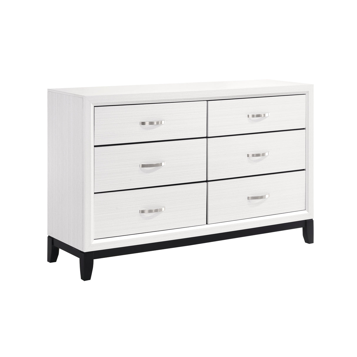 Davi White Dresser by Homelegance at Eve Furniture