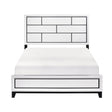 Davi White Full Panel Bed by Homelegance at Eve Furniture