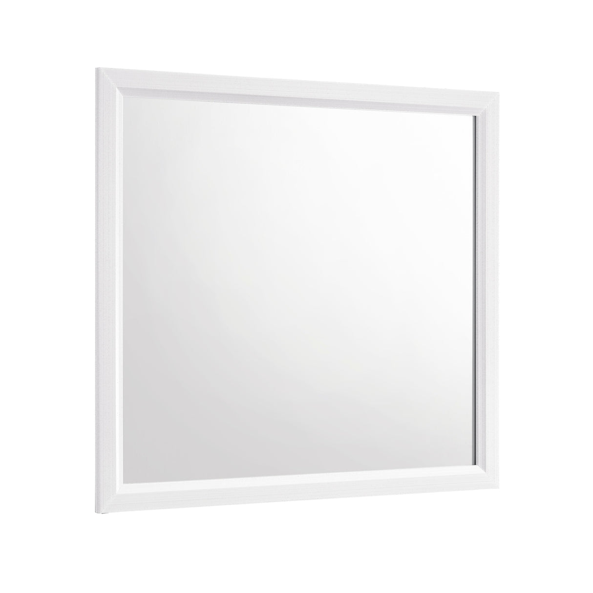 Davi White Mirror (Mirror Only) by Homelegance at Eve Furniture