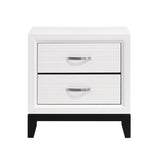 Davi White Nightstand by Homelegance at Eve Furniture