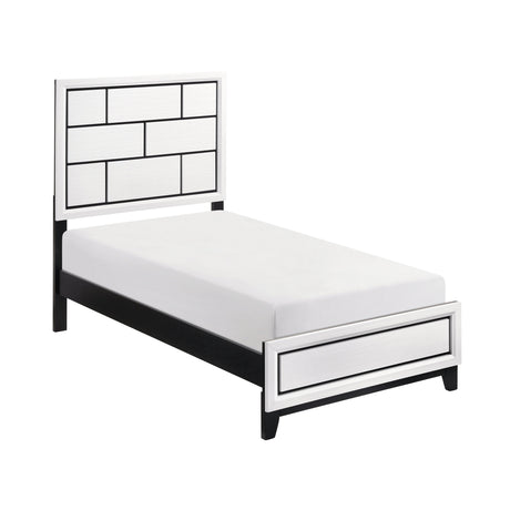 Davi White Panel Youth Bedroom Set by Homelegance at Eve Furniture