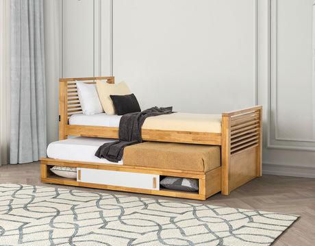 Dayville Light Oak Full Bed by Furniture of America at Eve Furniture