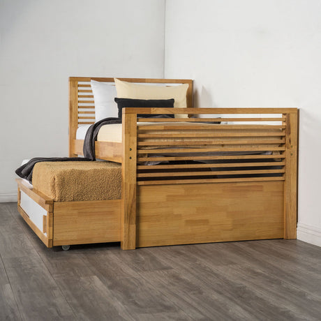 Dayville Light Oak Twin Bed by Furniture of America at Eve Furniture
