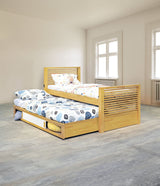 Dayville Light Oak Twin Bed by Furniture of America at Eve Furniture