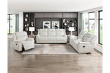 Dean Beige Double Reclining Sofa by Homelegance at Eve Furniture