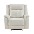 Dean Beige Reclining Chair by Homelegance at Eve Furniture