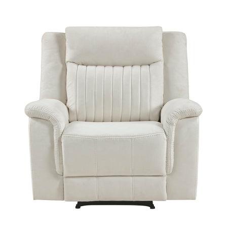 Dean Beige Reclining Chair by Homelegance at Eve Furniture