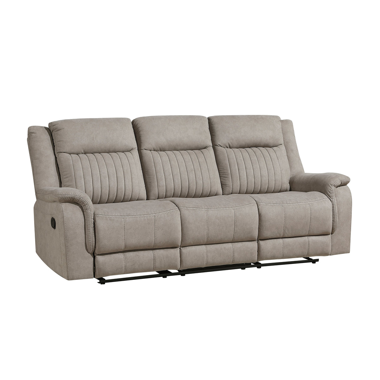 Dean Dove Double Reclining Sofa by Homelegance at Eve Furniture