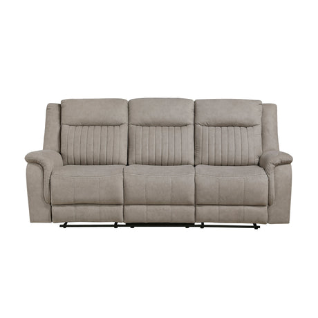 Dean Dove Double Reclining Sofa by Homelegance at Eve Furniture