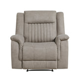 Dean Dove Reclining Chair by Homelegance at Eve Furniture