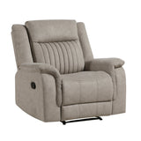 Dean Dove Reclining Chair by Homelegance at Eve Furniture