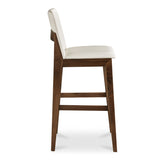 Deco White Barstool by Moe's Home at Eve Furniture