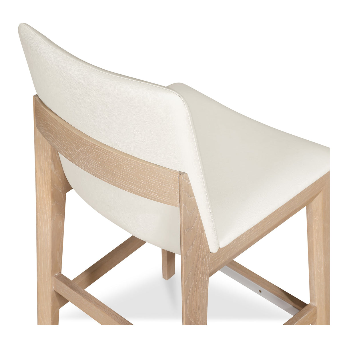 Deco White Oak Counter Stool by Moe's Home at Eve Furniture