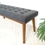Delilah Modern Bench (Fabric) by Ashcroft Imports at Eve Furniture