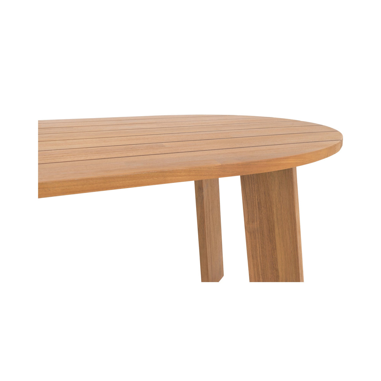 Delta Natural Oval Outdoor Dining Table by Moe's Home at Eve Furniture