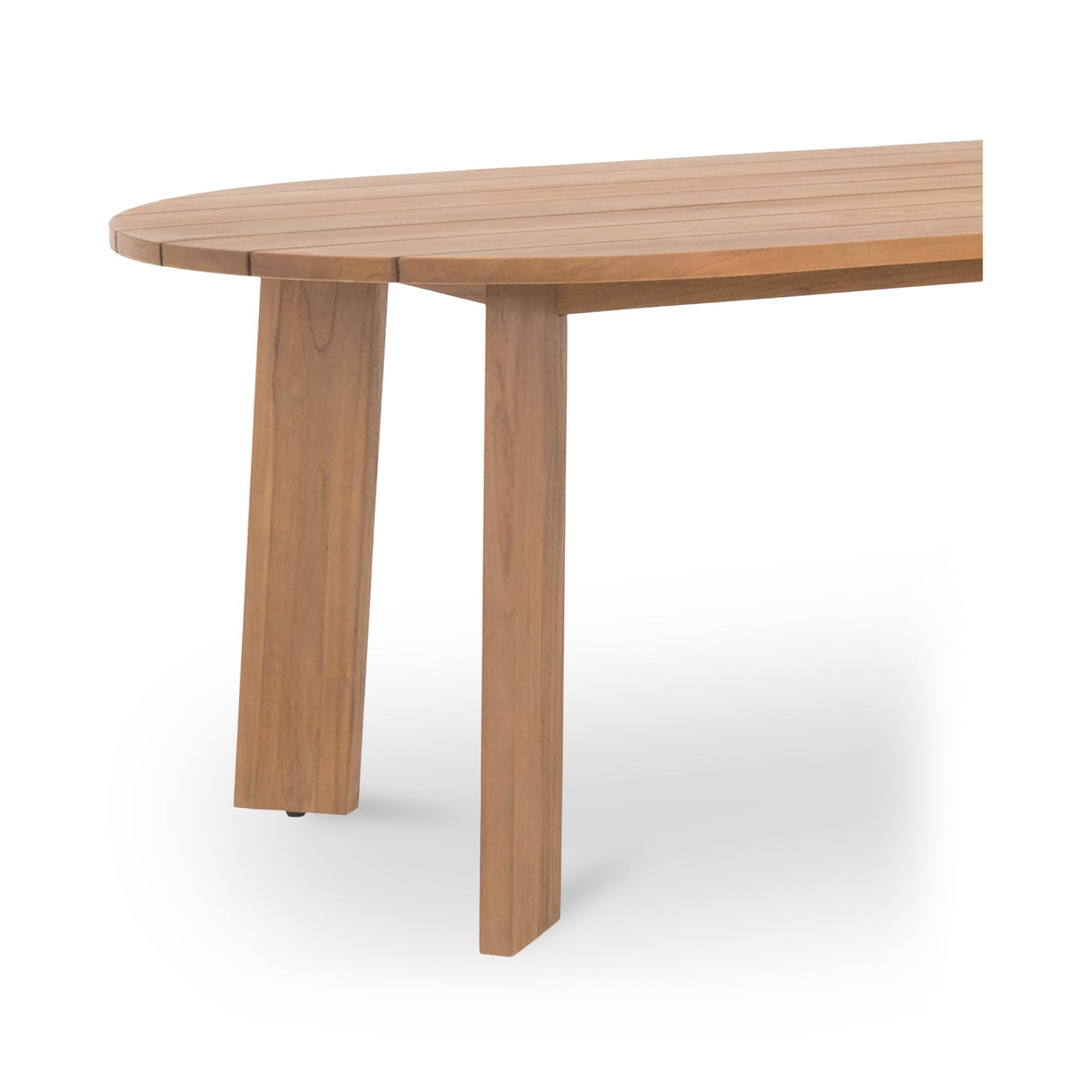 Delta Natural Oval Outdoor Dining Table by Moe's Home at Eve Furniture
